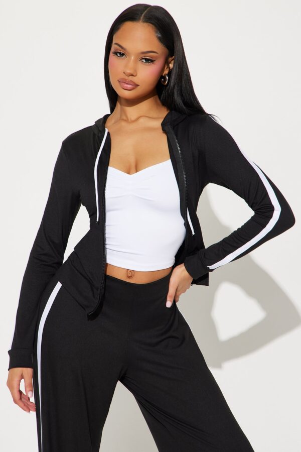 Sweatshirt in Black 95% polyester
