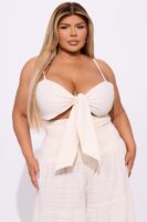 Ladies Kit Cream Jumpsuit