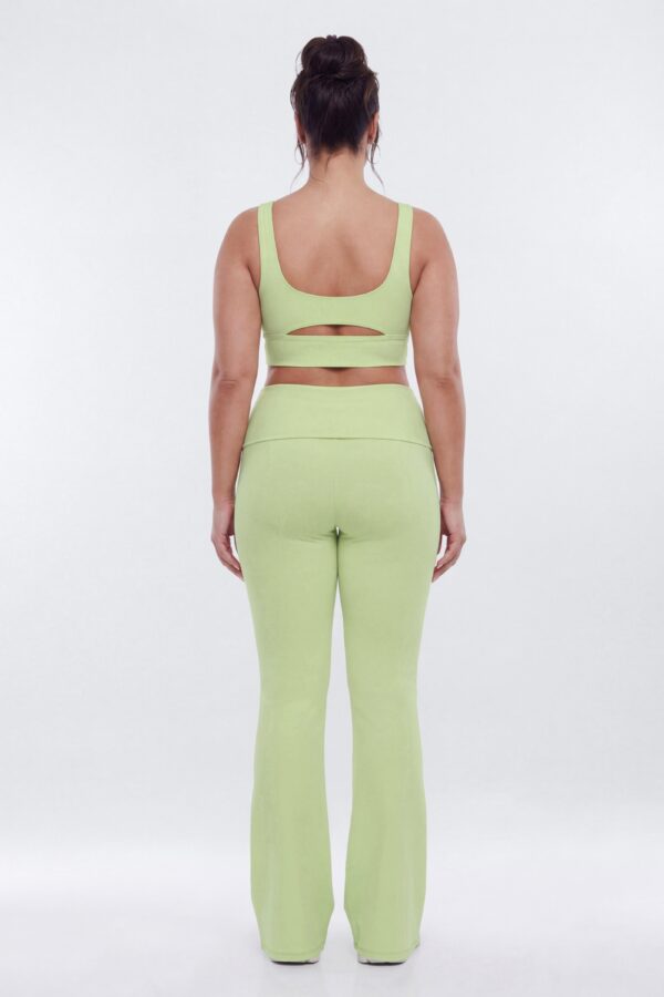 ButterSoft Cut Out Long Line Sports Bra - Pistachio