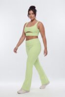 ButterSoft Cut Out Long Line Sports Bra - Pistachio