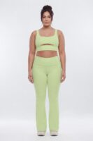 ButterSoft Cut Out Long Line Sports Bra - Pistachio