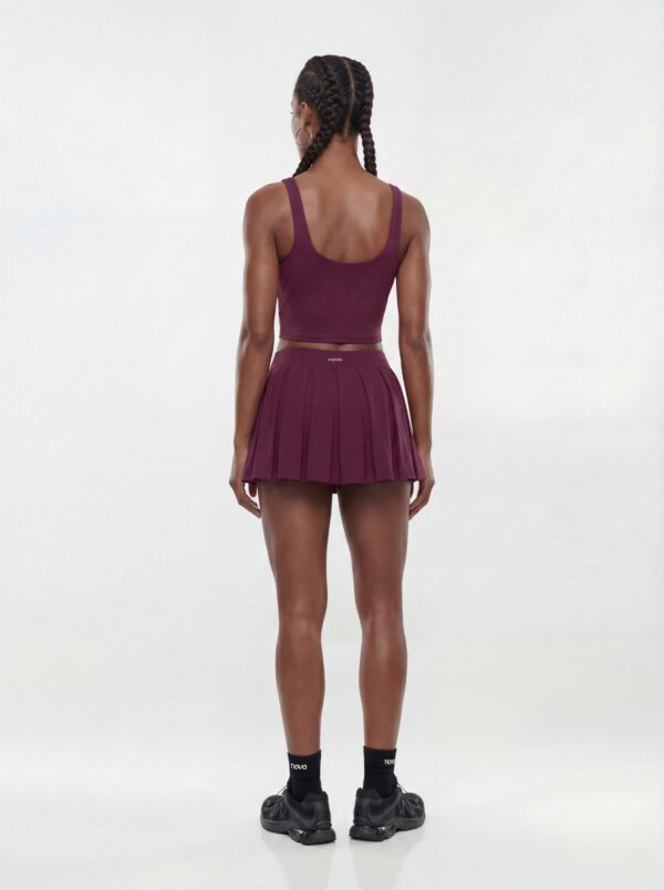 Piece with pleated