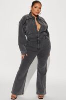 Jumpsuit in Black and Denim