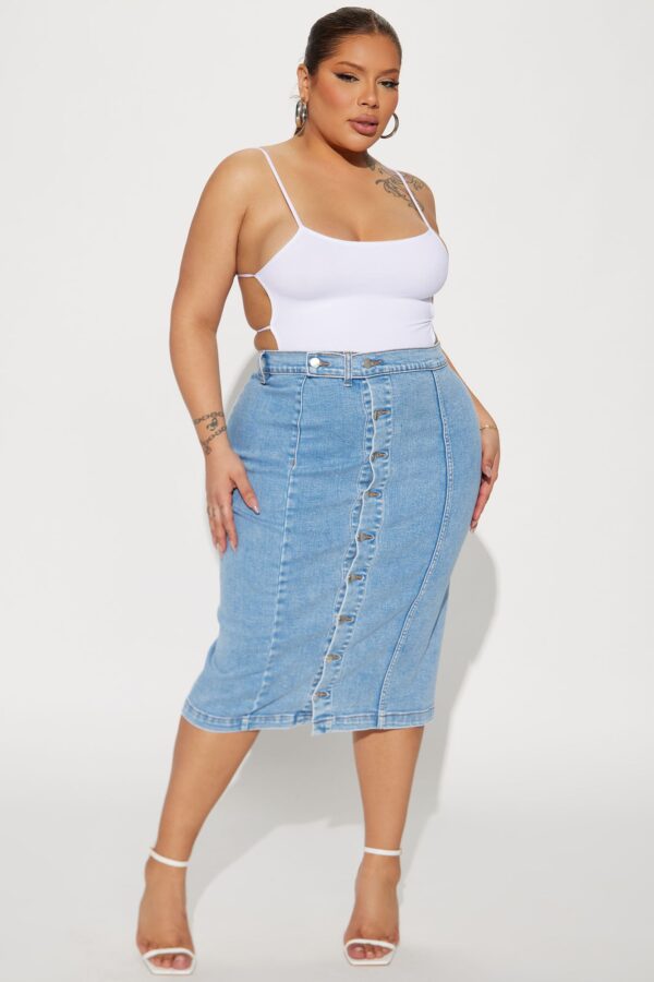 Skirt in Denim 98% cotton