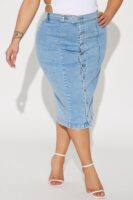 Skirt in Denim 98% cotton