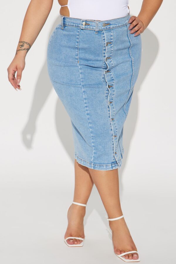 Skirt in Denim 98% cotton
