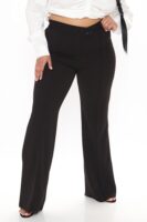 Black Dress with wide leg