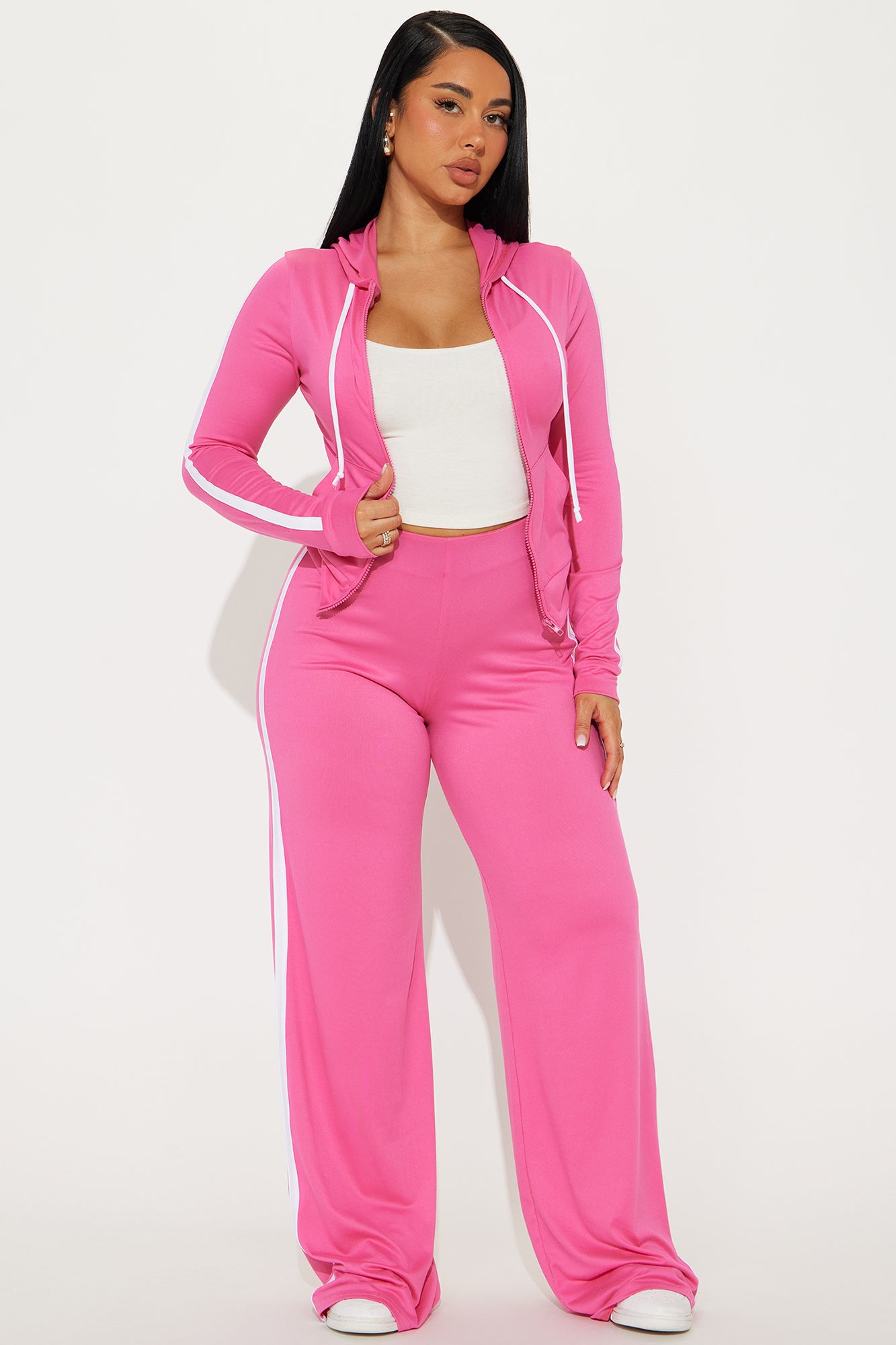 Sweatshirt with a zip front
