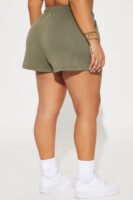 Shorts in Olive 60% cotton