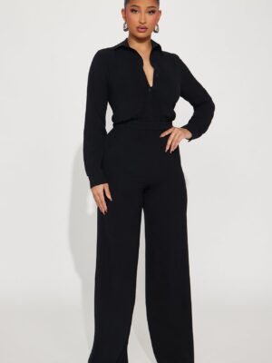 Jumpsuit in Black 100% polyester