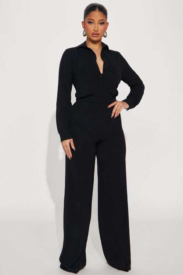 Jumpsuit in Black 100% polyester