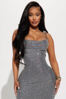 Cowl-Neck Dress in Black