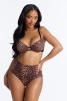 Nova Cotton TShirt Bra - Leopard