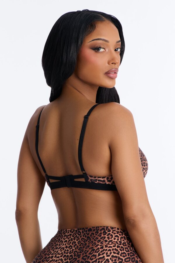Nova Cotton TShirt Bra - Leopard