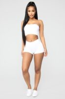 White Shorts with mini