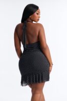 Ladies Kit Black and White Dress