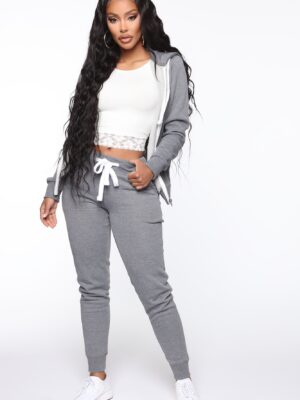 Pants in Heather Grey