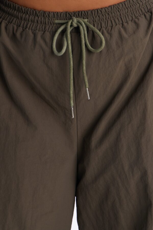 Green Wide-Leg Pants
