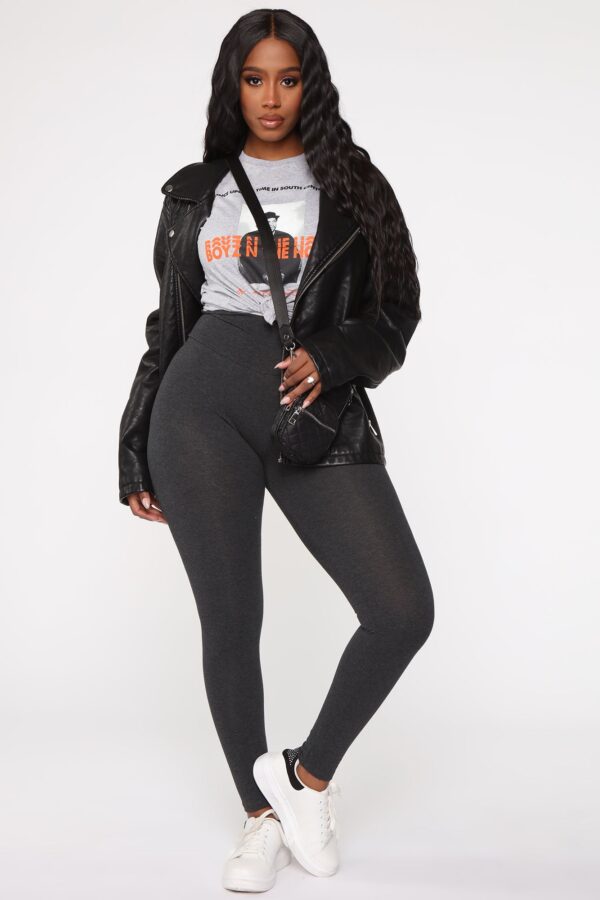 Leggings in Charcoal