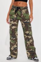Pants in Olive 100% cotton