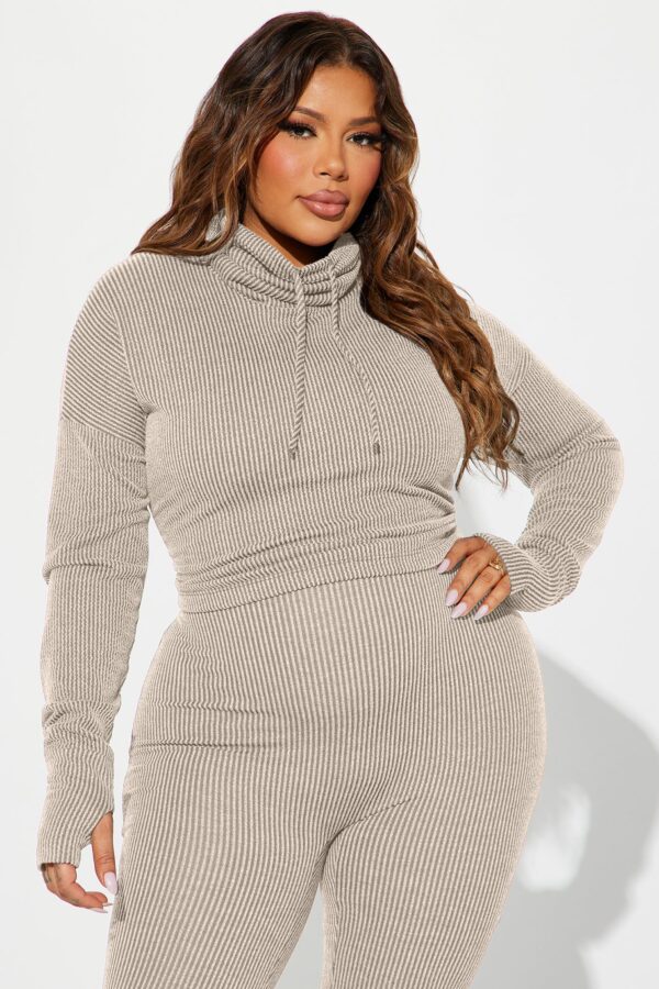 Stone Jumpsuit with turtle neck