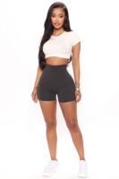 Shorts in Charcoal 95% cotton