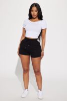 Shorts in Black 60% cotton