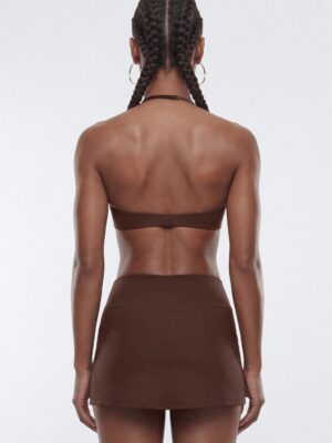 Piece in Brown 77% polyester and 23% spandex