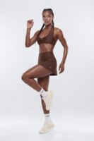 Piece in Brown 77% polyester and 23% spandex