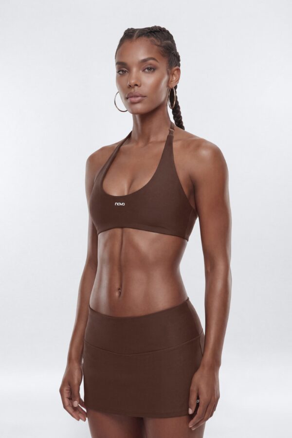 Piece in Brown 77% polyester and 23% spandex