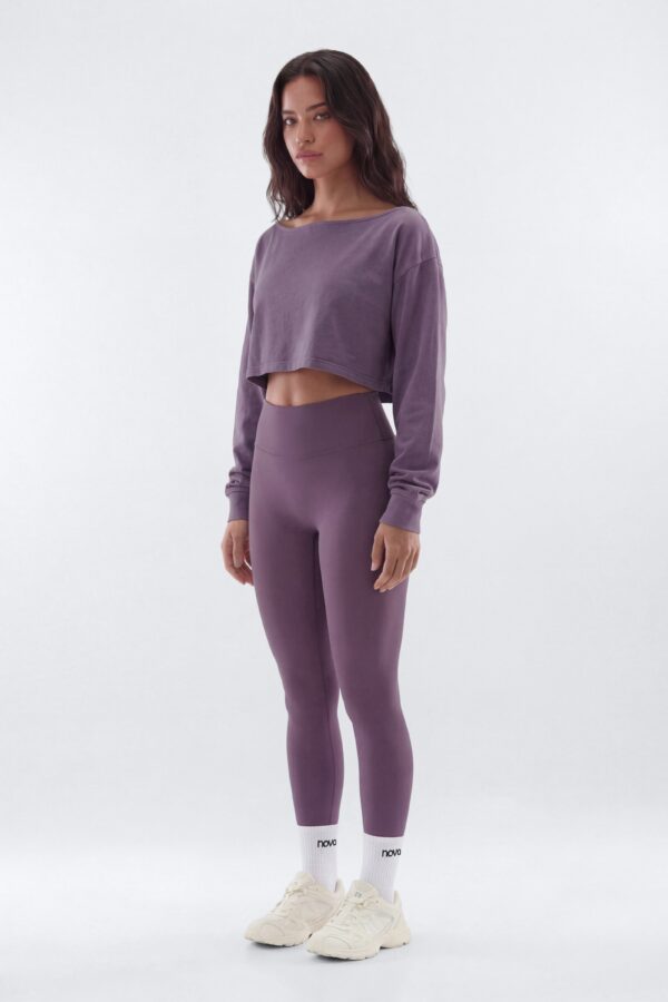 Top with a drop-shoulder cut