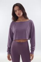 Top with a drop-shoulder cut