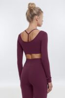ProStretch™ Long Sleeve Sports Top - Merlot