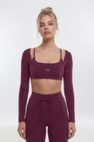 ProStretch™ Long Sleeve Sports Top - Merlot