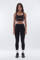 Top in Black 82% polyester and 18% spandex