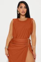 Ladies Kit Rust Dress