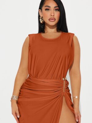 Ladies Kit Rust Dress