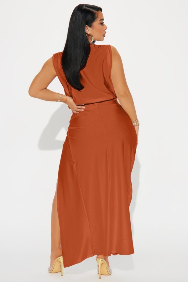 Ladies Kit Rust Dress