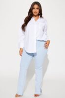 Shirt with an oversized