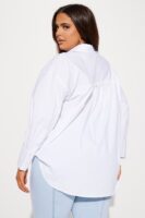 Shirt with an oversized