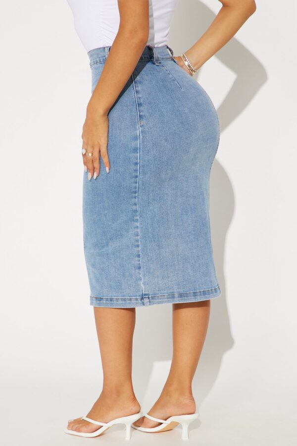 Skirt in Denim 98% cotton