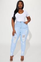 V-Neck Top in White