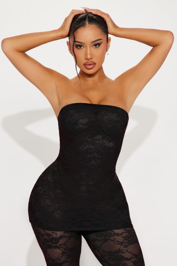 Jumpsuit in Black 92% nylon