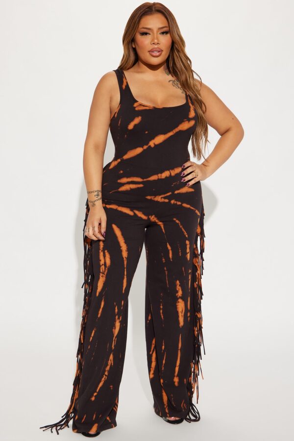 Jumpsuit in Black 95% cotton