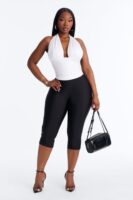 Leggings in Black 82% nylon