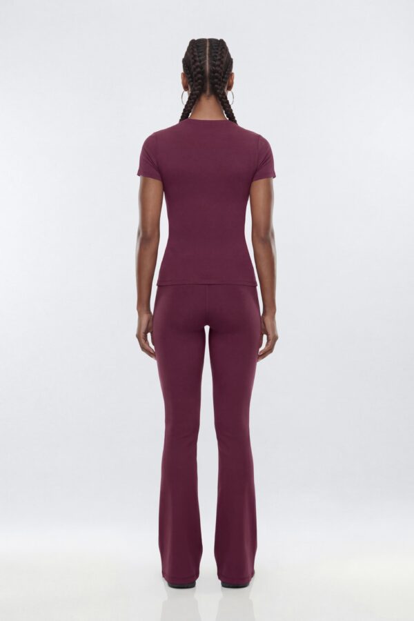 ProStretchâ„¢ Short Sleeve Sports Top - Merlot