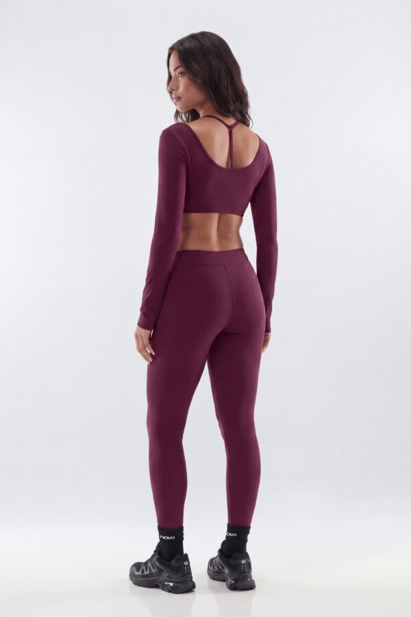 Leggings with v-neck