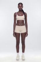 ButterSoft 3″ Foldover Biker Short - Oat Milk