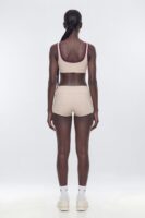 ButterSoft 3″ Foldover Biker Short - Oat Milk