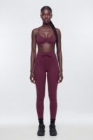 ProStretch™ Adjustable Strap Back Sports Bra - Merlot